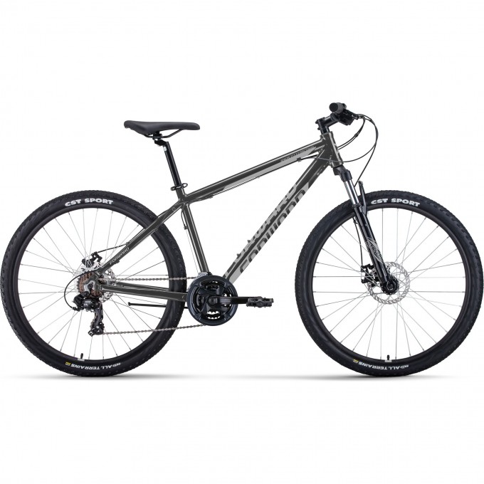Велосипед FORWARD APACHE 27,5 2.0 D CLASSIC (2022) серый/серебристый с рамой 19" RBK22FW27940 Велосипед FORWARD APACHE 27,5 2.0 D CLASSIC (2022) серый/серебристый с рамой 19" RBK22FW27940