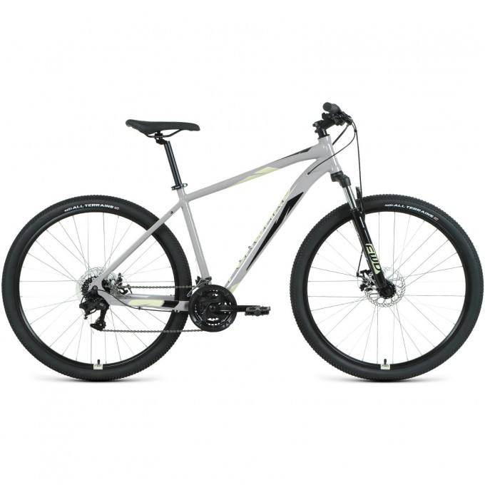 Велосипед FORWARD APACHE 29 2.2 D 29", рама 17", серый/бежевый, 2022 RBK22FW29430 Велосипед FORWARD APACHE 29 2.2 D 29", рама 17", серый/бежевый, 2022 RBK22FW29430