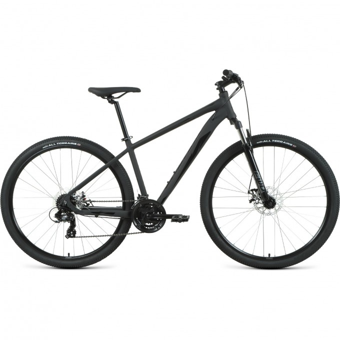 Велосипед FORWARD APACHE 29 2.2 S disc (2021) черный матовый/черный с рамой 17" 79405 CHERNYII MATOVYII 17 Велосипед FORWARD APACHE 29 2.2 S disc (2021) черный матовый/черный с рамой 17" 79405 CHERNYII MATOVYII 17