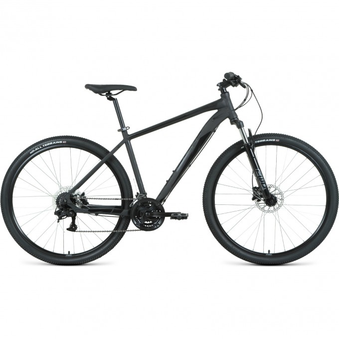 Велосипед FORWARD APACHE 29 3.2 disc (2021) черный матовый/черный с рамой 19" 75172 CHERNYII MATOVYII 19 Велосипед FORWARD APACHE 29 3.2 disc (2021) черный матовый/черный с рамой 19" 75172 CHERNYII MATOVYII 19