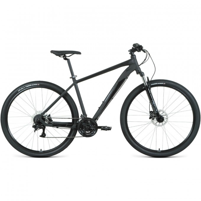 Велосипед FORWARD APACHE 29 3.2 HD (2022) черный матовый/черный с рамой 17" 95329 CHERNYII MATOVYII 17 Велосипед FORWARD APACHE 29 3.2 HD (2022) черный матовый/черный с рамой 17" 95329 CHERNYII MATOVYII 17