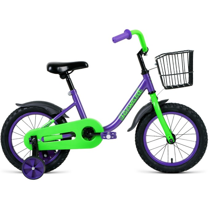 Велосипед FORWARD BARRIO 14, 2022, фиолетовый IBK22FW14136 Велосипед FORWARD BARRIO 14, 2022, фиолетовый IBK22FW14136