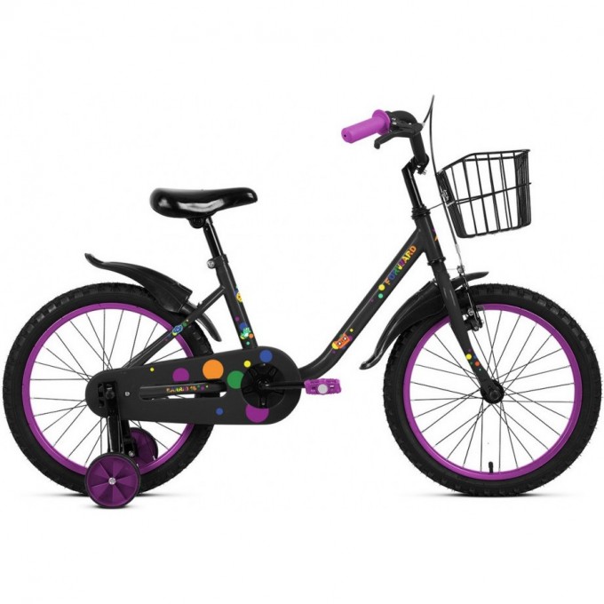 Велосипед FORWARD BARRIO 14 2023, черный с рамой 14" IB3FF10F0XBKXXX Велосипед FORWARD BARRIO 14 2023, черный с рамой 14" IB3FF10F0XBKXXX