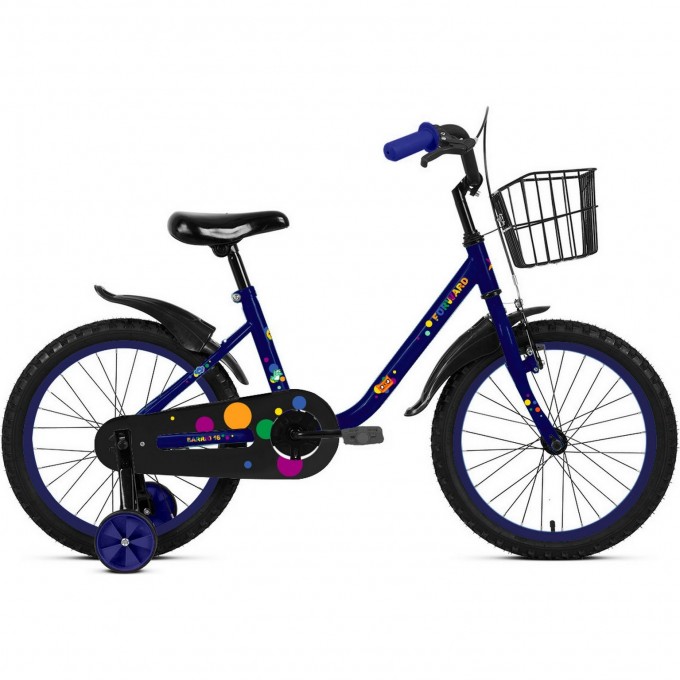 Велосипед FORWARD BARRIO 14 2023, темно-синий с рамой 14" IB3FF10F0DBUXXX Велосипед FORWARD BARRIO 14 2023, темно-синий с рамой 14" IB3FF10F0DBUXXX