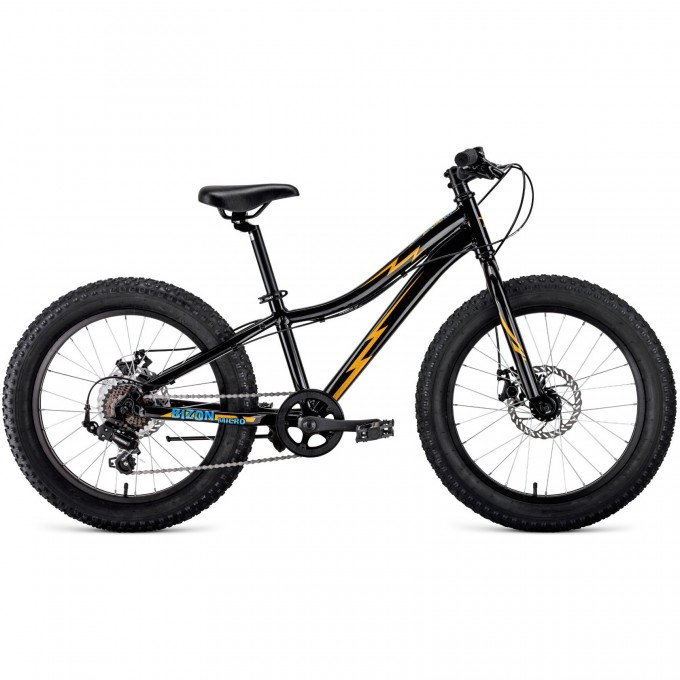 Велосипед FORWARD BIZON MICRO 20 (2021) черный/желтый с рамой 11" 79395 CHERNYII/JELTYII Велосипед FORWARD BIZON MICRO 20 (2021) черный/желтый с рамой 11" 79395 CHERNYII/JELTYII