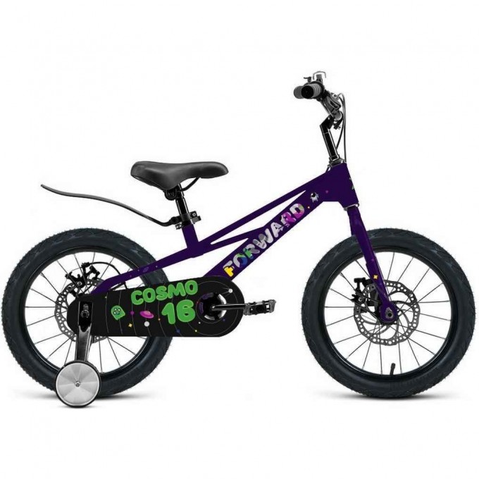 Велосипед FORWARD COSMO 18 (1 ск.) 2023, темно-фиолетовый с рамой 18" IB3FE10FEDVTXXX Велосипед FORWARD COSMO 18 (1 ск.) 2023, темно-фиолетовый с рамой 18" IB3FE10FEDVTXXX
