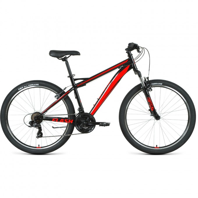 Велосипед FORWARD FLASH 26 1.2 S (2021) черный/красный с рамой 17" 79406 CHERNYII/KRASNYII 17 Велосипед FORWARD FLASH 26 1.2 S (2021) черный/красный с рамой 17" 79406 CHERNYII/KRASNYII 17