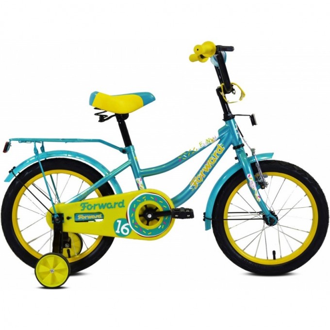 Велосипед FORWARD FUNKY 16" (1 ск.) 2023, бирюзовый IB3FS1116XTQXXX Велосипед FORWARD FUNKY 16" (1 ск.) 2023, бирюзовый IB3FS1116XTQXXX