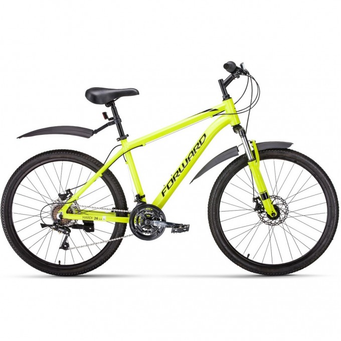 Велосипед FORWARD HARDI 26 2.0 disc (2020) светло-желтый с рамой 17" RBKW0M66Q014 Велосипед FORWARD HARDI 26 2.0 disc (2020) светло-желтый с рамой 17" RBKW0M66Q014