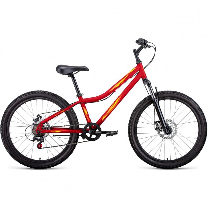 Велосипед FORWARD IRIS 24 2.0 D (2022) красный/желтый, с рамой 12" RBK22FW24836 Велосипед FORWARD IRIS 24 2.0 D (2022) красный/желтый, с рамой 12" RBK22FW24836