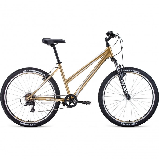 Велосипед FORWARD IRIS 26 1.0, рама 17", 2020-2021, золотой RBKW1M166005 Велосипед FORWARD IRIS 26 1.0, рама 17", 2020-2021, золотой RBKW1M166005