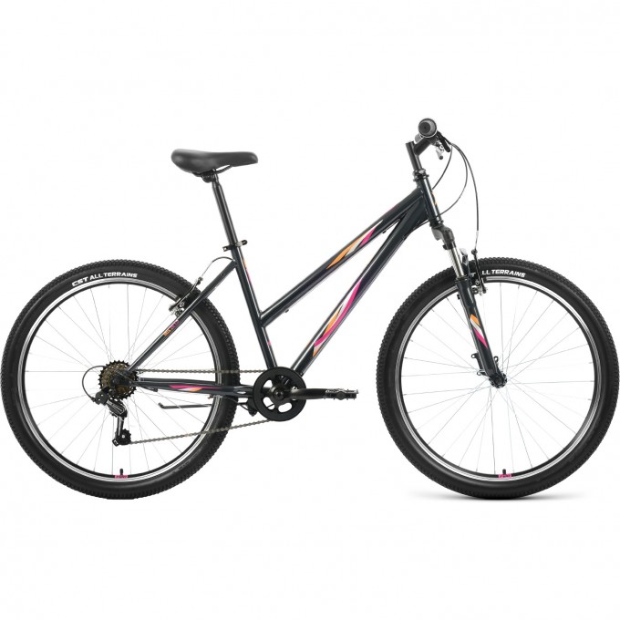 Велосипед FORWARD IRIS 26 1.0, рама 17", 2022, темно-серый/розовый RBK22FW26735 Велосипед FORWARD IRIS 26 1.0, рама 17", 2022, темно-серый/розовый RBK22FW26735