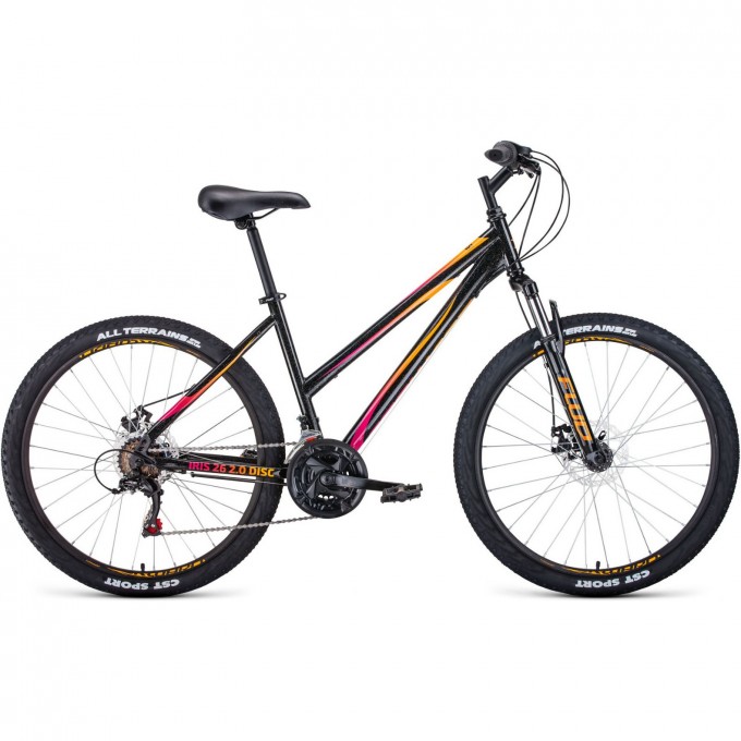 Велосипед FORWARD IRIS 26 2.0 disc (2020) черный 75164 CHERNYII Велосипед FORWARD IRIS 26 2.0 disc (2020) черный 75164 CHERNYII