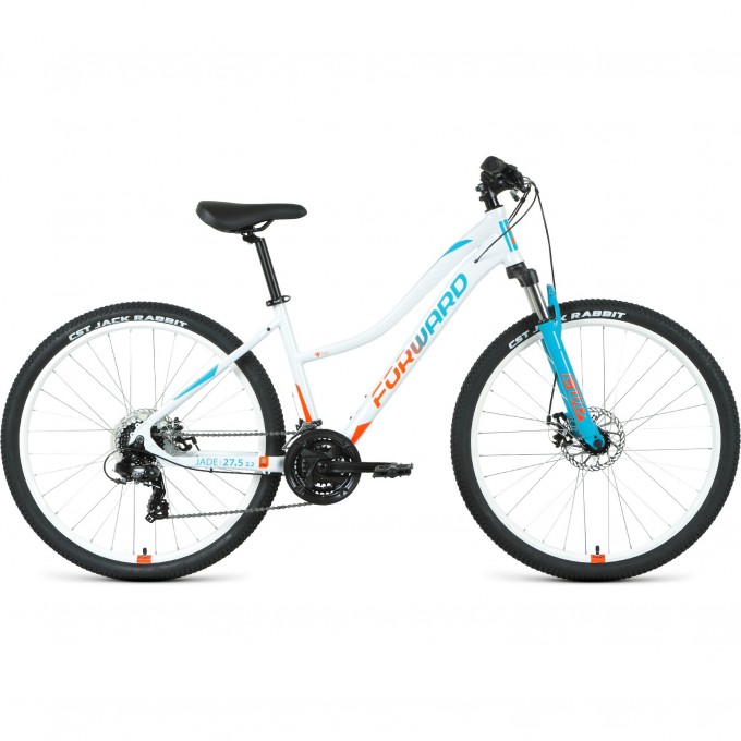 Велосипед FORWARD JADE 27,5 2.2 S DISC (2021) белый/бирюзовый 93134 BELYII/BIRYUZOVYII Велосипед FORWARD JADE 27,5 2.2 S DISC (2021) белый/бирюзовый 93134 BELYII/BIRYUZOVYII