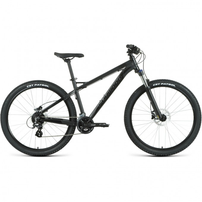 Велосипед FORWARD QUADRO 27,5 3.0 disc (2021) черный матовый/черный с рамой 17" 75568 CHERNYII/CHERNYII 17 Велосипед FORWARD QUADRO 27,5 3.0 disc (2021) черный матовый/черный с рамой 17" 75568 CHERNYII/CHERNYII 17