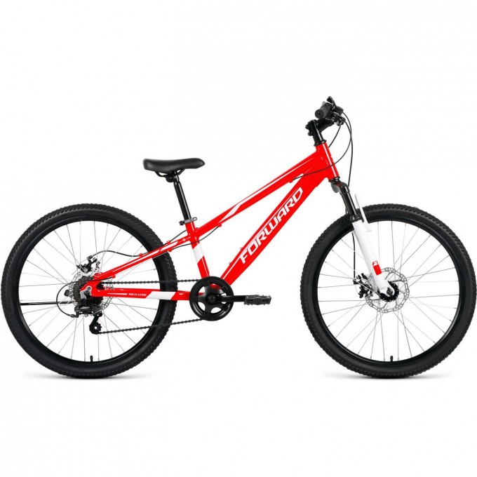 Велосипед FORWARD RISE 24 2.0 disc (2020) красный/белый 74789 KRASNYII/BELYII Велосипед FORWARD RISE 24 2.0 disc (2020) красный/белый 74789 KRASNYII/BELYII