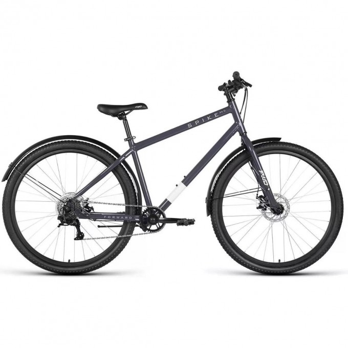 Велосипед FORWARD SPIKE 29 D 29", рама 18", серый/серебристый, 2023 IB3F98135XGYXSR Велосипед FORWARD SPIKE 29 D 29", рама 18", серый/серебристый, 2023 IB3F98135XGYXSR