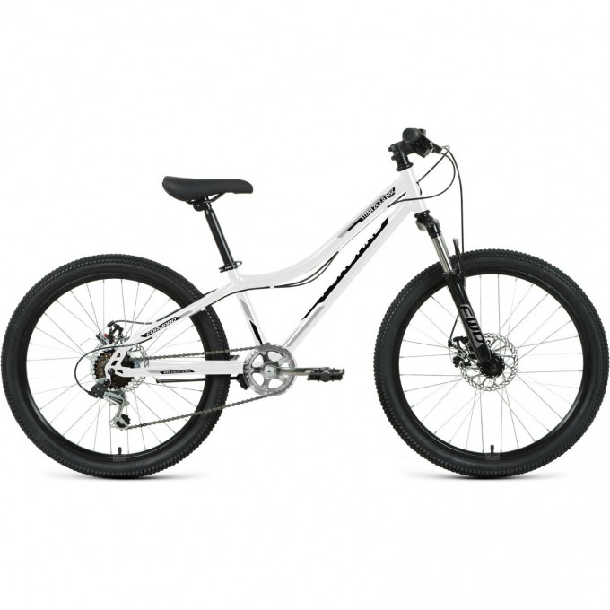 Велосипед FORWARD TITAN 24 2.0 D (24" 6 ск. рост. 12") 2022, белый/черный RBK22FW24844 Велосипед FORWARD TITAN 24 2.0 D (24" 6 ск. рост. 12") 2022, белый/черный RBK22FW24844